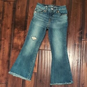 Girls Cat & Jack Blue Flare Super Stretch Jeans